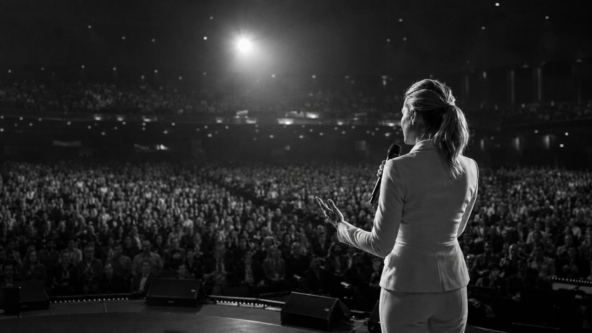 Christina Marie on stage before thousands